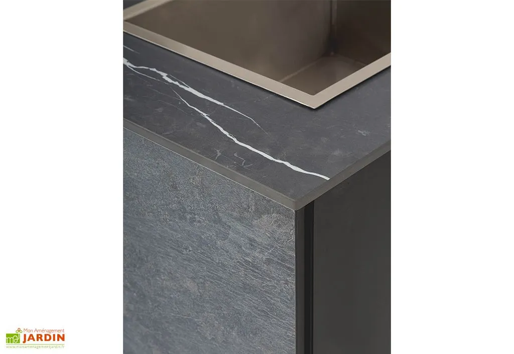 Cana Concept Cuisine Extérieure Professionnelle à 4 Modules GREY CANA Style + Housse 5 Cana Concept Cuisine Extérieure Professionnelle à 4 Modules GREY CANA Style + Housse – Image 5