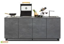 Cana Concept Cuisine Extérieure Professionnelle à 4 Modules GREY CANA Style + Housse
