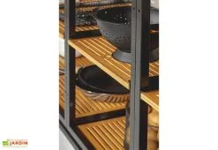 Cana Concept Cuisine Extérieure Professionnelle 5 Modules Grey CANA Classic + Housse 9 Cana Concept Cuisine Extérieure Professionnelle 5 Modules Grey CANA Classic + Housse -magasin de mobilier d'extérieur cuisine exterieure professionnelle 5 modules grise bois acier cana classic avec housse de protection offerte cana concept 3