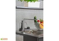 Cana Concept Cuisine Extérieure Professionnelle 5 Modules Grey CANA Classic + Housse 7 Cana Concept Cuisine Extérieure Professionnelle 5 Modules Grey CANA Classic + Housse -magasin de mobilier d'extérieur cuisine exterieure professionnelle 5 modules grise bois acier cana classic avec housse de protection offerte cana concept 4