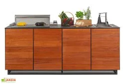 Cana Concept Cuisine Extérieure Professionnelle à 4 Modules SAPELI CANA Style + Housse