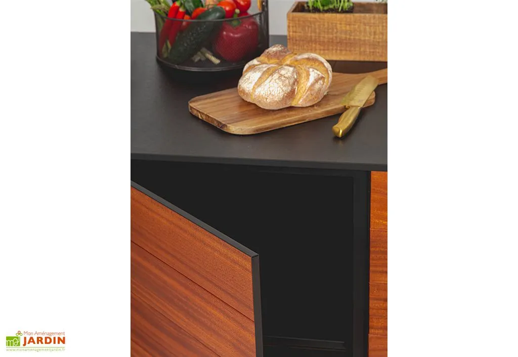 Cana Concept Cuisine Extérieure Professionnelle à 4 Modules SAPELI CANA Style + Housse 4 Cana Concept Cuisine Extérieure Professionnelle à 4 Modules SAPELI CANA Style + Housse – Image 4