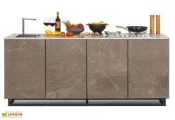 Cuisine Extérieure Professionnelle à 4 Modules STONE CANA Concept + Housse