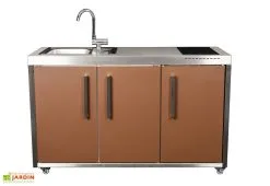 Stengel Cuisine Extérieure Avec évier, Réfrigérateur, Plaque à Induction – MO 150