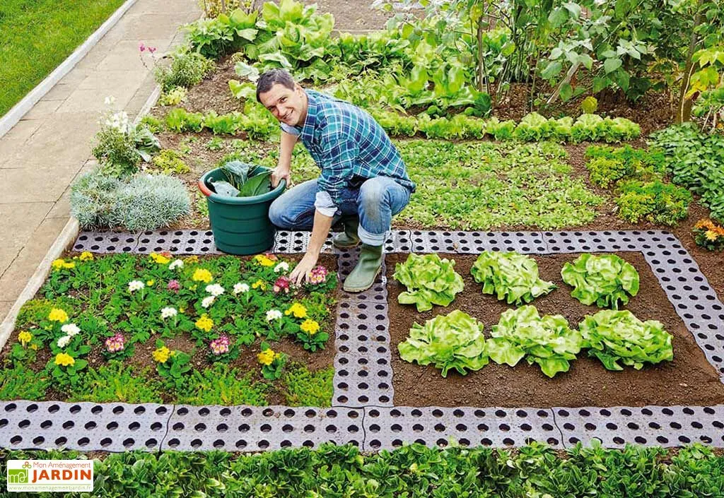 Garantia Dalles De Jardin En Polypropylène Marron 70 Cm Ep. 25 Mm (Lot De 16) 2 Garantia Dalles De Jardin En Polypropylène Marron 70 Cm Ep. 25 Mm (Lot De 16) – Image 2