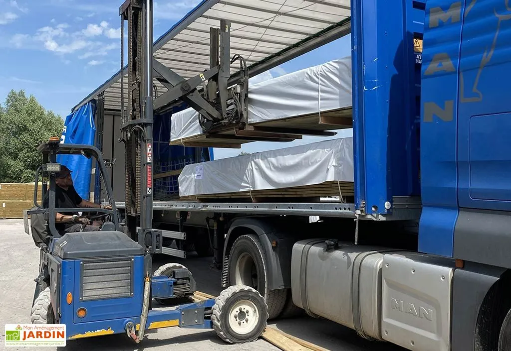 Kit Lames De Terrasse En Bois De Pin Traité 80 M² + Visserie 5 Kit Lames De Terrasse En Bois De Pin Traité 80 M² + Visserie – Image 5