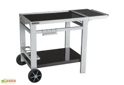 Cook In Garden Desserte Extérieure En Acier Media L – 122 X 65 X 80 Cm