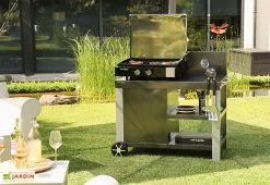 Cook In Garden Desserte Extérieure En Acier époxy Nova 110 – L 122 X L 65 X H 105 Cm -magasin de mobilier d'extérieur desserte nova 110 0