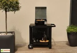 Cook In Garden Desserte De Jardin En Acier époxy Reva 80 – L 98 X L 65 X H 80 Cm -magasin de mobilier d'extérieur desserte reva 80 0 1