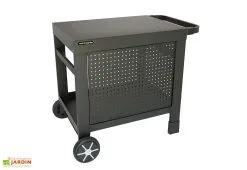 Cook In Garden Desserte De Jardin En Acier époxy Reva 80 – L 98 X L 65 X H 80 Cm