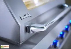 Buschbeck Cuisine Extérieure En Inox : Barbecue Gaz, Réfrigérateur, évier – Oxford -magasin de mobilier d'extérieur detail cuisine exterieure inox oxford buschbeck