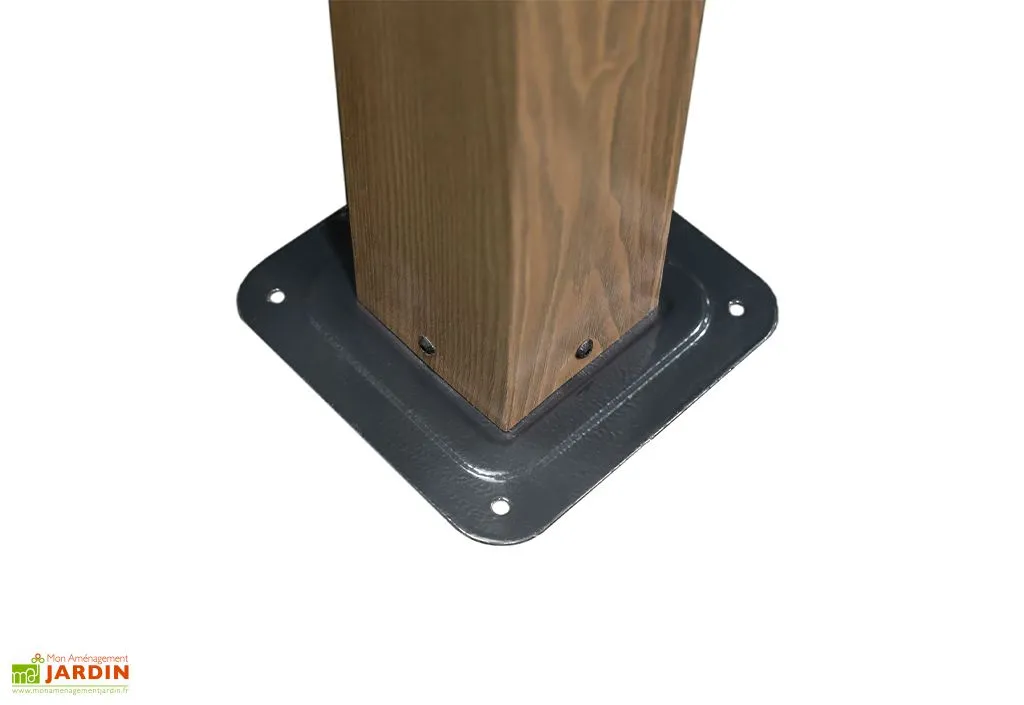 Sojag Pergola Autoportée En Aluminium Effet Bois 10 M² – Fontana 6 Sojag Pergola Autoportée En Aluminium Effet Bois 10 M² – Fontana – Image 6