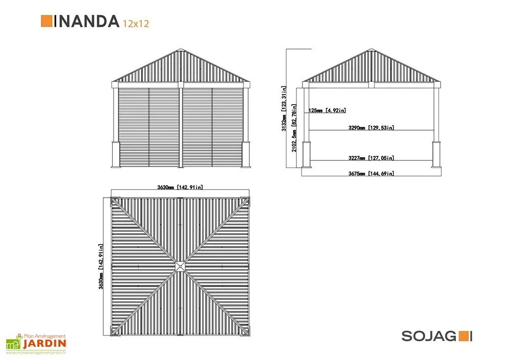 Sojag Pergola Autoportée En Aluminium Avec Brise-vues En Lames 13 M² – Nanda 3 Sojag Pergola Autoportée En Aluminium Avec Brise-vues En Lames 13 M² – Nanda – Image 3