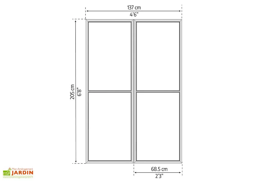 Porte Moustiquaire Pour Ledro, Garda Et Sanremo | Palram – Canopia 4 Porte Moustiquaire Pour Ledro, Garda Et Sanremo | Palram – Canopia – Image 4