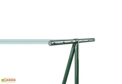 magasin de mobilier d'extérieur 28 TRIGANO Etendoir à Linge Séchoir De Jardin En Métal Vert 6 Fils 10 M – Windy