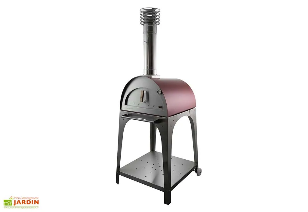 Fargau Four à Bois Extérieur En Inox Perla 66 X 68 Cm + Chariot 2 Fargau Four à Bois Extérieur En Inox Perla 66 X 68 Cm + Chariot – Image 2