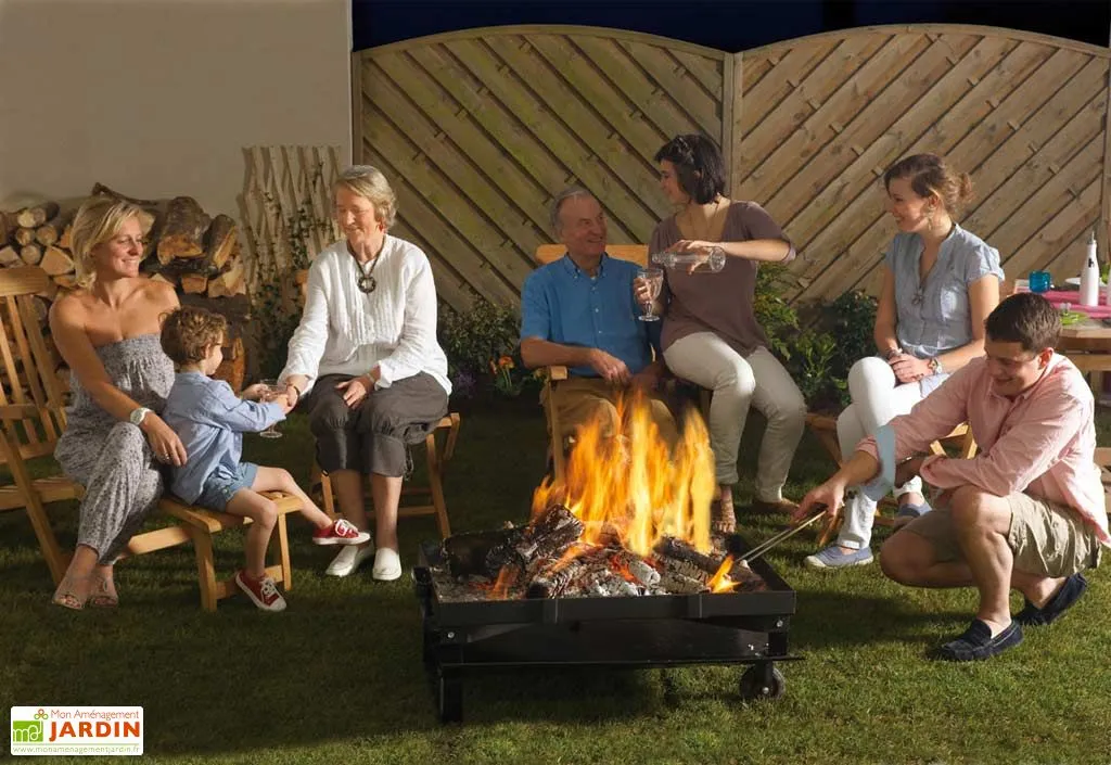 Feu Roulant Barbecue Braséro Charbon De Bois Junior 4 Feu Roulant Barbecue Braséro Charbon De Bois Junior – Image 4