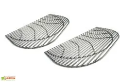 Aluvy Paire De Grilles En Acier Inoxydable Pour Barbecues Lulu, Marcel Et Sam