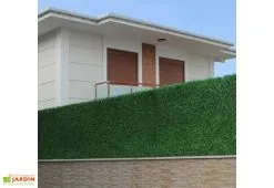 France Green Haie Artificielle Avec Brins De 2 Couleurs En PVC – Square Deluxe -magasin de mobilier d'extérieur haie artificiel square deluxe 3