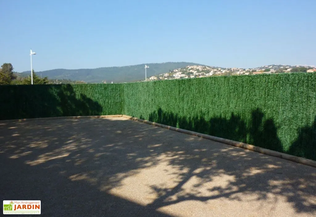 Jet7Garden Haie Artificielle 110 Brins 3x1,2m Vert Pin 6 Jet7Garden Haie Artificielle 110 Brins 3x1,2m Vert Pin – Image 6