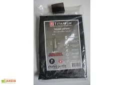 Titanium Housse De Protection Pour Parasol Déporté 50 X 60 X 265 Cm