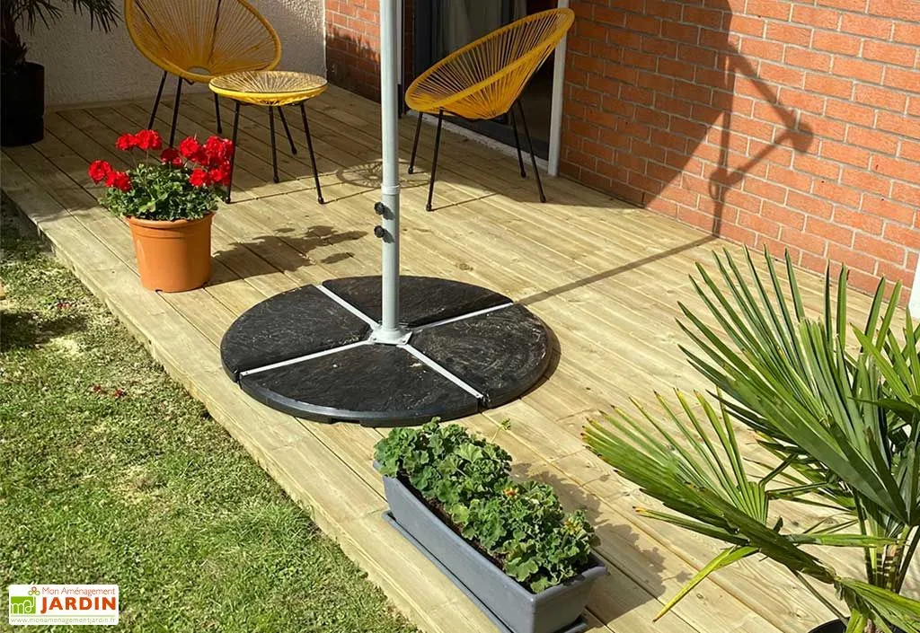 Kit Lames De Terrasse En Bois De Pin Traité 20 M² + Visserie 4 Kit Lames De Terrasse En Bois De Pin Traité 20 M² + Visserie – Image 4