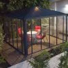 Canopia Jardin D’Hiver En Aluminium Et Polycarbonate 13 M² – LEDRO 3600