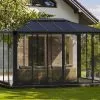 Canopia Jardin D’Hiver En Aluminium Et Polycarbonate 13 M² – LEDRO 4300