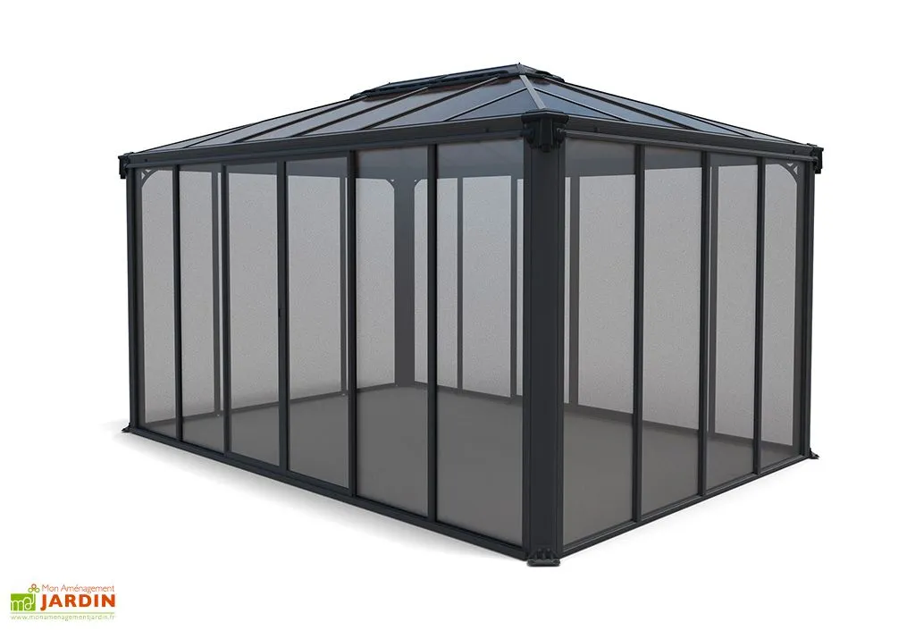Canopia Jardin D’Hiver En Aluminium Et Polycarbonate 13 M² – LEDRO 4300 2 Canopia Jardin D’Hiver En Aluminium Et Polycarbonate 13 M² – LEDRO 4300 – Image 2