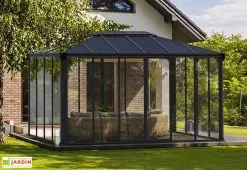 Canopia Jardin D’Hiver En Aluminium Et Polycarbonate 13 M² – LEDRO 4300