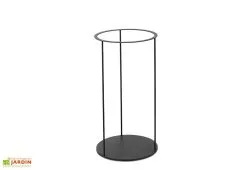 Faro Lampadaire Blanc Sur Secteur Avec Support En Acier Noir 79cm 6 Faro Lampadaire Blanc Sur Secteur Avec Support En Acier Noir 79cm -magasin de mobilier d'extérieur lampadaire lumineux blanc sur support 79cm 1