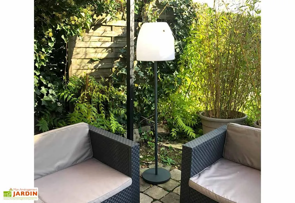 Chalêt-Jardin Lampe Solaire D’extérieur à LED Avec Haut-parleurs Bluetooth 33 X 150 Cm 2 Chalêt-Jardin Lampe Solaire D’extérieur à LED Avec Haut-parleurs Bluetooth 33 X 150 Cm – Image 2