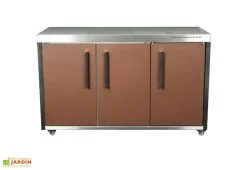 Stengel Cuisine D'extérieur En Acier Inoxydable Avec 3 Placards - MO 150