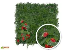 France Green Mur Végétal Artificiel Tropical 1 X 1 M