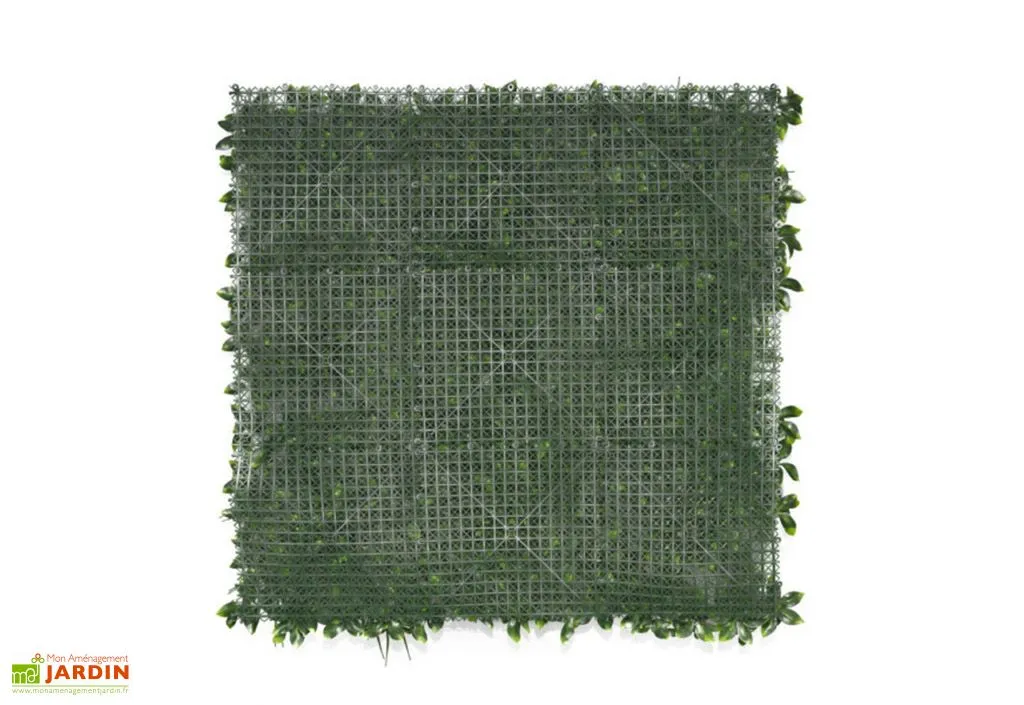 France Green Mur Végétal D'extérieur En Polyéthylène Et Plastique 1 X 1 M – Jungle 2 France Green Mur Végétal D'extérieur En Polyéthylène Et Plastique 1 X 1 M – Jungle – Image 2