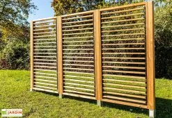 Habrita Panneau Brise-Vue En Bois Traité THT 1 X 2 M (la Pièce)