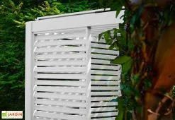 Ombréa Panneau Latéral Brise-vue En Aluminium Pour Pergola Ombréa 1,2 M 11 Ombréa Panneau Latéral Brise-vue En Aluminium Pour Pergola Ombréa 1,2 M -magasin de mobilier d'extérieur panneau brise vue jardin angle bl