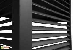 Ombréa Panneau Latéral Brise-vue En Aluminium Pour Pergola Ombréa 1,2 M 9 Ombréa Panneau Latéral Brise-vue En Aluminium Pour Pergola Ombréa 1,2 M -magasin de mobilier d'extérieur panneau brise vue jardin detail angle