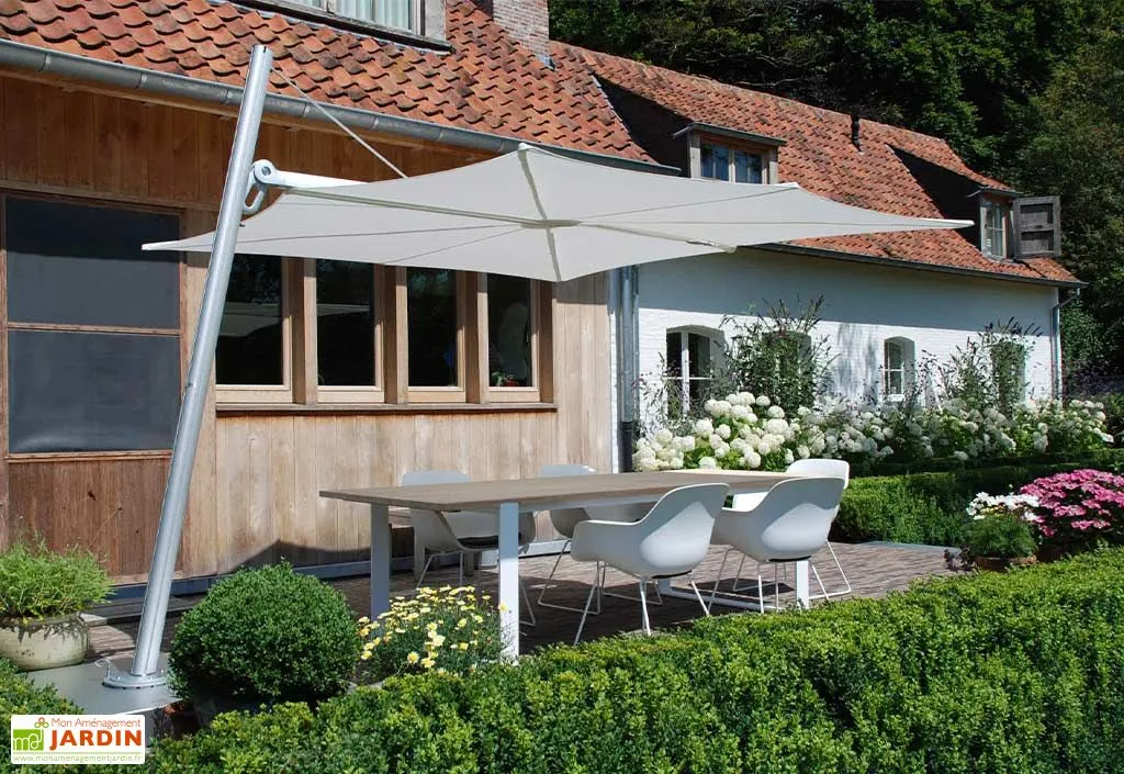 Umbrosa Parasol Déporté 250 Cm - Spectra Incliné Toile Solidum 6 Umbrosa Parasol Déporté 250 Cm - Spectra Incliné Toile Solidum – Image 6