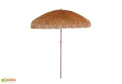 EZPELETA Parasol Droit En Acier Imitation Bois Manila ⌀ 200 Cm