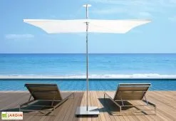 Umbrosa Parasol Carré En Aluminium 300 Cm - Infina Toile Solidum -magasin de mobilier d'extérieur parasol infina carre 300cm umbrosa 2