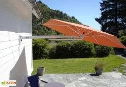 Prostor Parasol Mural à Bras Télescopique Ø 2,70 M – 3 Positions -magasin de mobilier d'extérieur parasol mural bras telescopique 270cm p3 1 1
