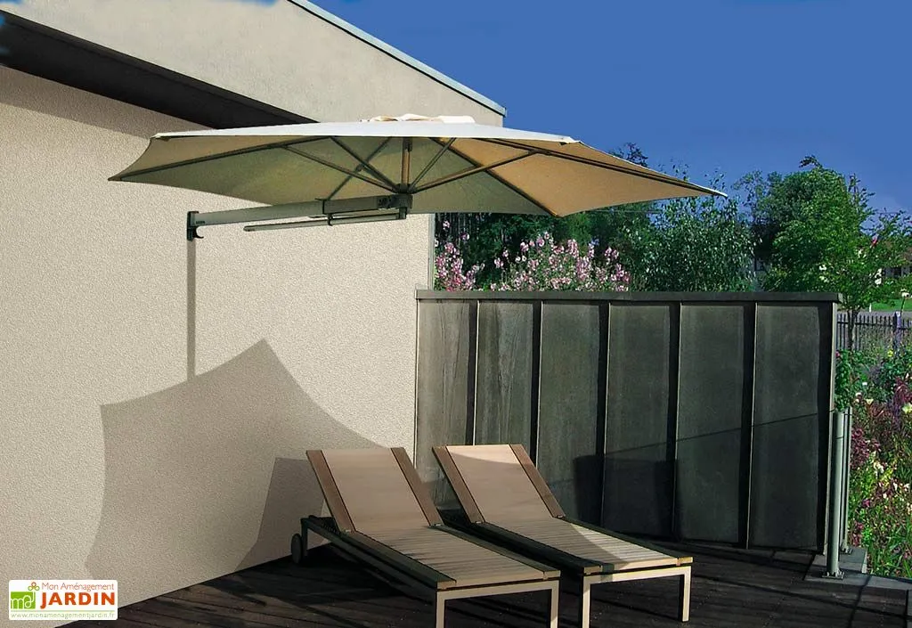 Prostor Parasol Mural à Bras Télescopique Ø 2,70 M – Qualité Professionnelle 2 Prostor Parasol Mural à Bras Télescopique Ø 2,70 M – Qualité Professionnelle – Image 2