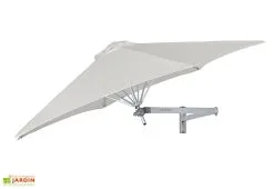 Umbrosa Parasol Mural Rond 270 Cm + Bras Classique - Wallflex Toile Solidum