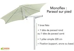 Umbrosa Bras Néo En Aluminium Pour Parasol Paraflex - 2,00 M 9 Umbrosa Bras Néo En Aluminium Pour Parasol Paraflex - 2,00 M -magasin de mobilier d'extérieur parasol pied bras neo umbrosa
