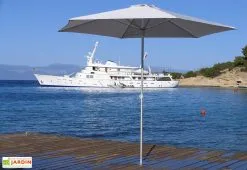 Prostor Parasol Rond Mât Central Aluminium Toile Oléfine Ø 2,70 M -magasin de mobilier d'extérieur parasol rond mat central 270cm p50 4