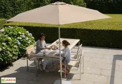 Prostor Parasol Rond Mât Central Aluminium Toile Oléfine Ø 2,70 M -magasin de mobilier d'extérieur parasol rond mat central 270cm p50 5