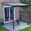 Canopia Pergola Adossée En Aluminium Et Polycarbonate 224 Cm – Sierra