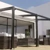COULEURS DU MONDE Pergola Adossée En Aluminium 3 X 6 M - Barbade