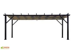 Paragon Pergola En Aluminium Effet Bois Modena 17,94 M²